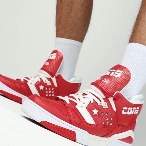 New Converse Don C ERX 260 Mid Enamel Red/White 163800C USMens